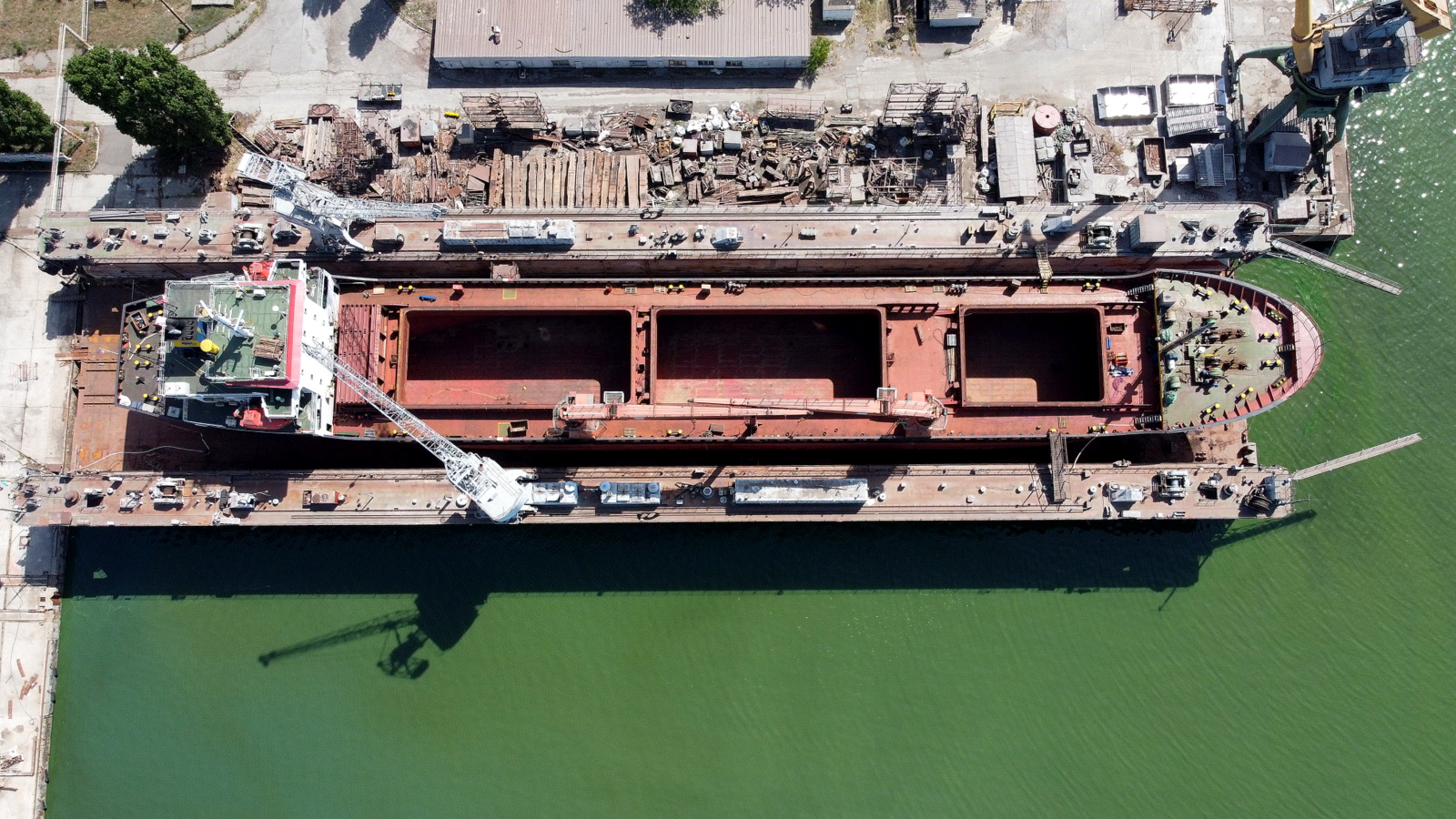 Суховантажне судно Sigma в плавдоці суднобудівного заводу “Океан”